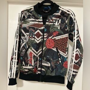 Printed Adidas track jacket